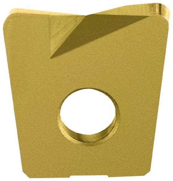 LMT - WPB0750 Grade LC610T Carbide Milling Insert - TiAlN/TiN Finish, 0.12" Thick, 3/4" Inscribed Circle, 1/16" Corner Radius - USA Tool & Supply