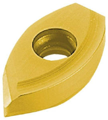 LMT - CCMT080308 Grade LC240T Carbide Milling Insert - TiAlN/TiN Finish, 0.1252" Thick, 5/16" Inscribed Circle, 0.8mm Corner Radius - USA Tool & Supply