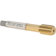 LMT - M14x1.50 Metric Fine 6HX Modified Bottoming Thread Forming Tap - Powdered Metal High Speed Steel, TiCN Finish, 3.937" OAL, 0.787" Thread Length, Right Hand Thread - USA Tool & Supply