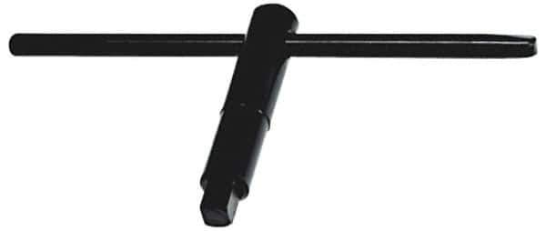 Interstate - 20, 25" Chuck Diam Compatibility, Lathe Chuck Key - Compatible with 3-Jaw Chucks, 5-1/2" Body Length, 3/4" Actual Key Square Size - USA Tool & Supply