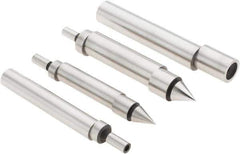 Value Collection - Double, Single End, Edge Finder Set - Ball, Conical, Cylindrical Head Type, Includes 4 Attachments, 4 Pieces - USA Tool & Supply