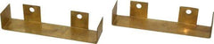 Value Collection - 4, 5 & 6" Jaw Width, Brass, Vise Jaw Cap - Compatible with 4, 5 & 6" Vises - USA Tool & Supply