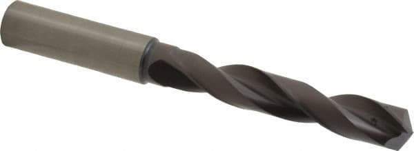 Guhring - 31/64" 140° Solid Carbide Jobber Drill - FIREX Finish, Right Hand Cut, Spiral Flute, Straight Shank, 124mm OAL, SU Point - USA Tool & Supply