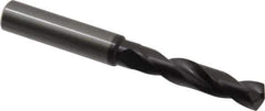 Guhring - 0.3976" 140° Spiral Flute Solid Carbide Screw Machine Drill Bit - FIREX Finish, Right Hand Cut, 55mm Flute Length, 102mm OAL, SU Point, Straight Shank - USA Tool & Supply