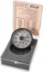 PTC Instruments - 500°F, 2 Inch Dial Diameter, Dual Magnet Mount Thermometer - 5° Division Graduation - USA Tool & Supply