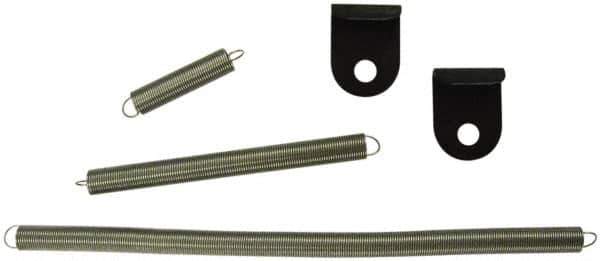 PTC Instruments - 2 Inch Dial Diameter, Pipe Surface Spring Held Thermometer - USA Tool & Supply