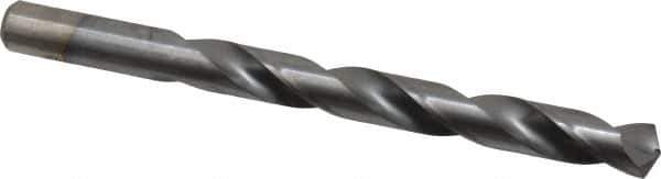 Chicago-Latrobe - 15/32" 135° High Speed Steel Jobber Drill - TiCN Finish, Right Hand Cut, Spiral Flute, Straight Shank, 5-3/4" OAL, Split Point - USA Tool & Supply