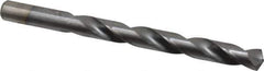 Chicago-Latrobe - 15/32" 135° High Speed Steel Jobber Drill - TiCN Finish, Right Hand Cut, Spiral Flute, Straight Shank, 5-3/4" OAL, Split Point - USA Tool & Supply