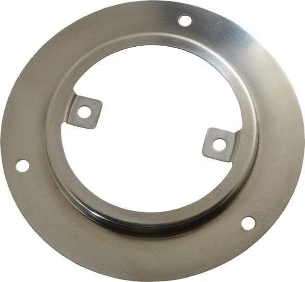 Ashcroft - 1/4 Thread, 3-1/2 Dial Diameter, Stainless Steel Case Material, Wall Flange Pressure Gauge Mounting Kit - 1% Accuracy, 316 Material Grade - USA Tool & Supply