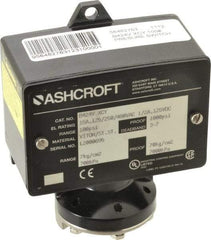 Ashcroft - 15 to 100 psi Adjustable Range, 1,000 Max psi, Watertight Single Setpoint - 1/4 Thread - USA Tool & Supply