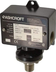 Ashcroft - 450 to 3,000 psi Adjustable Range, 12,000 Max psi, Watertight Single Setpoint - 1/4 Female - USA Tool & Supply