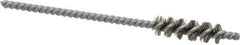 Schaefer Brush - 1/8 Inch Inside Diameter, 5/16 Inch Actual Brush Diameter, Stainless Steel, Power Fitting and Cleaning Brush - 1/8 Shank Diameter, 3-5/8 Inch Long, Twisted Wire Stem, 1/4 Inch Refrigeration Outside Diameter - USA Tool & Supply