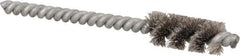 Schaefer Brush - 1/4 Inch Inside Diameter, 7/16 Inch Actual Brush Diameter, Stainless Steel, Power Fitting and Cleaning Brush - 3/16 Shank Diameter, 3-5/8 Inch Long, Twisted Wire Stem, 3/8 Inch Refrigeration Outside Diameter - USA Tool & Supply