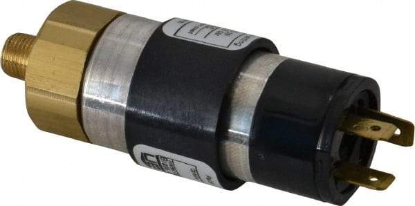 United Electric Controls - 1,500 Max psi, Compact Cylindral Pressure Switch - 1/8 Thread - USA Tool & Supply