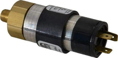 United Electric Controls - 1,500 Max psi, Compact Cylindral Pressure Switch - 1/8 Thread - USA Tool & Supply
