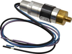 United Electric Controls - 2,500 Max psi, Compact Cylindral Pressure Switch - 1/4 Thread - USA Tool & Supply