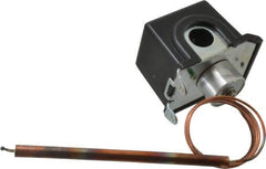 Made in USA - 0 to 150°F, General Service Temp Switch - 5 Resolution, 3/8 x 6-7/8 Bulb - USA Tool & Supply