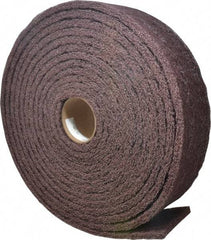 3M - 30' Long x 4" Wide Nonwoven Roll - Medium Grade, Purple, Aluminum Oxide - USA Tool & Supply