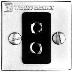 Thermo Electric - Thermocouple Probe Connector Panel, JX Calibration - 2 Pin, 6 Circuit - USA Tool & Supply