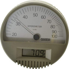 Oakton - 0 to 160°F, 20 to 100% Humidity Range, Thermo-Hygrometer - USA Tool & Supply