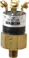 Nason - 15 Max psi, Low Pressure Vacuum Switches - 1/8 Thread - USA Tool & Supply