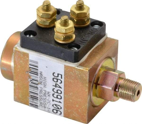 Nason - 250 Max psi, High Pressure Vacuum Switches - 1/8 Thread - USA Tool & Supply