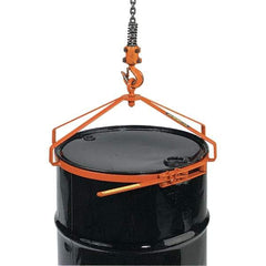 Wesco Industrial Products - 700 Lb Load Capacity, 55 Gal Drum Lifter - 23-1/2" Wide x 12-1/2" High, Steel Wheels - USA Tool & Supply