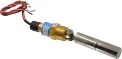 Thomas Products Ltd. - 1" Thread, 900 Max psi, 300°F Max, Liquid Level Side Mounted Float Switches - Brass Stem - USA Tool & Supply