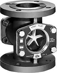 OPW Engineered Systems - 2 Inch, Stainless Steel, Visi-Flo Sight Flow Indicator - 150 Max psi, 7 Inch Overall Length - USA Tool & Supply