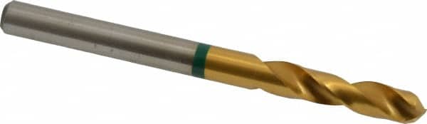 Accupro - #9 130° Spiral Flute Cobalt Screw Machine Drill Bit - USA Tool & Supply