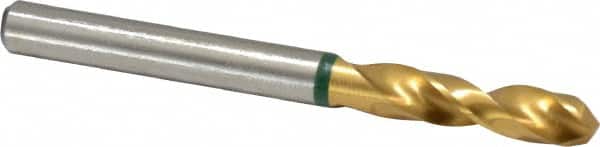 Accupro - 15/64" 130° Spiral Flute Cobalt Screw Machine Drill Bit - USA Tool & Supply