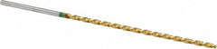 Accupro - #47 130° Spiral Flute Vanadium High Speed Steel Taper Length Drill Bit - USA Tool & Supply