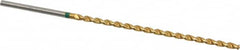 Accupro - #42 130° Spiral Flute Vanadium High Speed Steel Taper Length Drill Bit - USA Tool & Supply