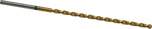 Accupro - #31 130° Spiral Flute Vanadium High Speed Steel Taper Length Drill Bit - USA Tool & Supply