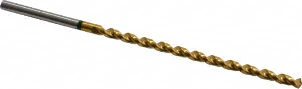 Accupro - #29 130° Spiral Flute Vanadium High Speed Steel Taper Length Drill Bit - USA Tool & Supply