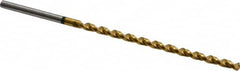 Accupro - #29 130° Spiral Flute Vanadium High Speed Steel Taper Length Drill Bit - USA Tool & Supply