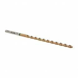 Accupro - #17 130° Spiral Flute Vanadium High Speed Steel Taper Length Drill Bit - USA Tool & Supply