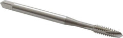 OSG - 5/16-24 UNF, 3 Flute, Bright Finish, Vanadium High Speed Steel Spiral Point Tap - Plug Chamfer, Right Hand Thread, 2-23/32" OAL, 1-1/8" Thread Length, 0.318" Shank Diam, 3B Class of Fit - Exact Industrial Supply