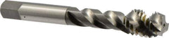 OSG - 1/2-13 UNC 3 Flute 3B Modified Bottoming Spiral Flute Tap - Vanadium High Speed Steel, Bright Finish, 3-3/8" OAL, Right Hand Flute, Right Hand Thread, H3 - USA Tool & Supply