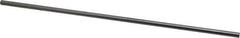Thomson Industries - 1/4" Diam, 1' Long, Steel Annealed End Round Linear Shafting - 60C Hardness - USA Tool & Supply