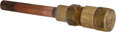 Parker - 500 Max psi, 1/4 Tube Outside Diameter, Extended Copper Tube Access Valve - USA Tool & Supply