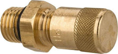 Parker - 500 Max psi, 1/4 Tube OD, Access Valve Assembly Access Valve - Brass - USA Tool & Supply