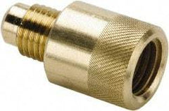 Parker - 1/4" Tube OD Access Valve Refrigerant Adapter - For Parker Brass Access Valves - USA Tool & Supply