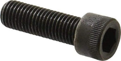 Made in USA - 5/16-24 UNF Hex Socket Drive, Socket Cap Screw - Alloy Steel, Black Oxide Finish, Fully Threaded, 1" Length Under Head - USA Tool & Supply