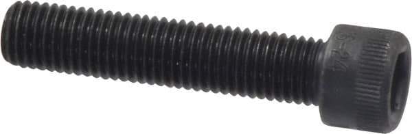 Made in USA - 5/16-24 UNF Hex Socket Drive, Socket Cap Screw - Alloy Steel, Black Oxide Finish, Fully Threaded, 1-1/2" Length Under Head - USA Tool & Supply