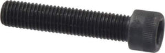 Made in USA - 5/16-24 UNF Hex Socket Drive, Socket Cap Screw - Alloy Steel, Black Oxide Finish, Fully Threaded, 1-1/2" Length Under Head - USA Tool & Supply