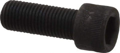 Made in USA - 3/8-24 UNF Hex Socket Drive, Socket Cap Screw - Alloy Steel, Black Oxide Finish, Fully Threaded, 1" Length Under Head - USA Tool & Supply