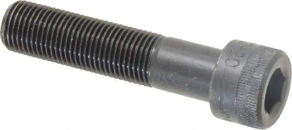 Made in USA - 1/2-20 UNF Hex Socket Drive, Socket Cap Screw - Alloy Steel, Black Oxide Finish, Partially Threaded, 2-1/4" Length Under Head - USA Tool & Supply