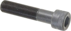 Made in USA - 1/2-20 UNF Hex Socket Drive, Socket Cap Screw - Alloy Steel, Black Oxide Finish, Partially Threaded, 2-1/4" Length Under Head - USA Tool & Supply