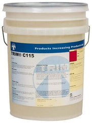 Master Fluid Solutions - Trim C115, 5 Gal Pail Grinding Fluid - Synthetic, For Machining - USA Tool & Supply